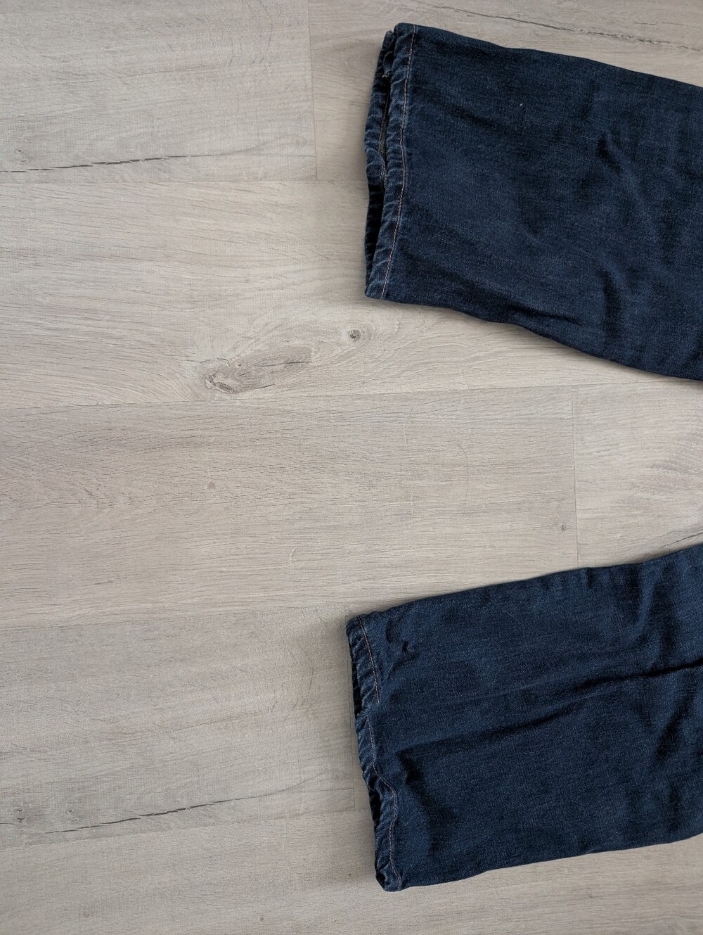 Zara TRF Dark Blue Mis Rise Jeans With Buttons Nwot - Picture 3 of 12